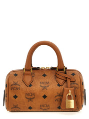 MCM Brown Polyethylene Handbag
