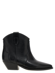 Isabel Marant Black Calfskin Chelsea Boots