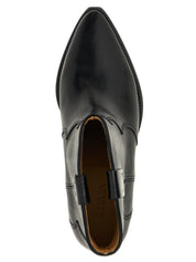 Isabel Marant Black Calfskin Chelsea Boots