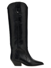 Isabel Marant Black Calfskin Chelsea Boots