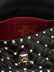 Valentino Garavani Black Lamb Leather Handbag