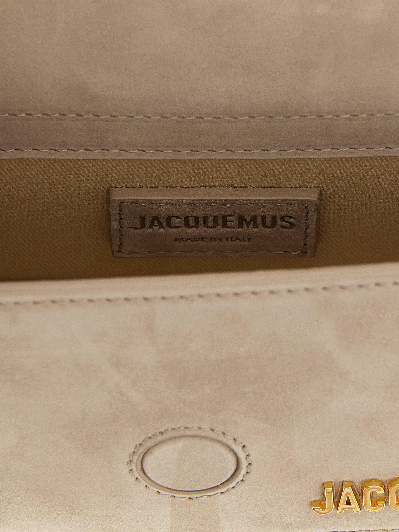 Jacquemus Beige Calfskin Handbag