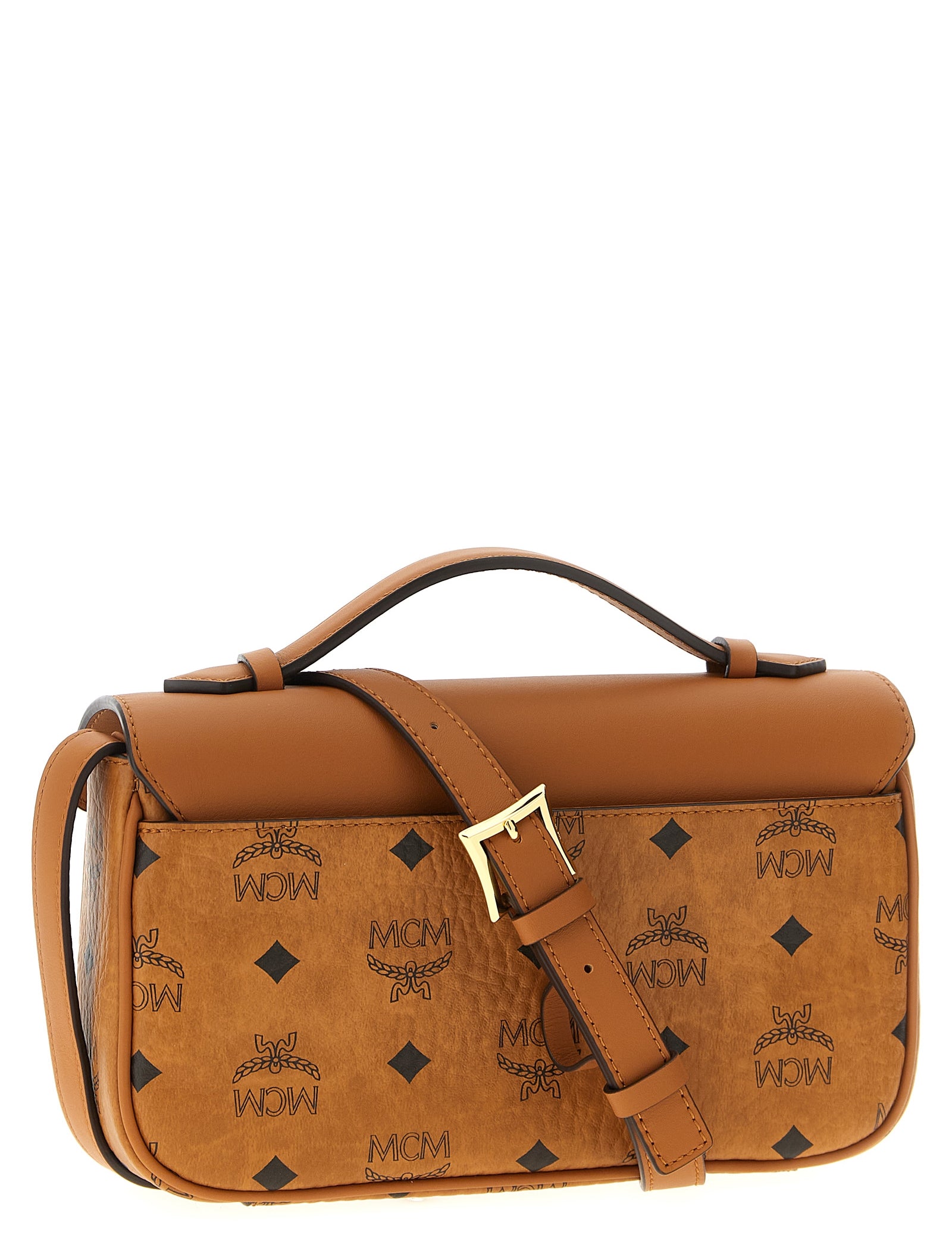 MCM Brown Polyethylene Crossbody Bags