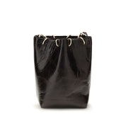Benedetta Bruzziches Black Calf Leather Bucket Bag