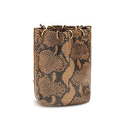 Benedetta Bruzziches Brown Calf Leather Bucket Bag