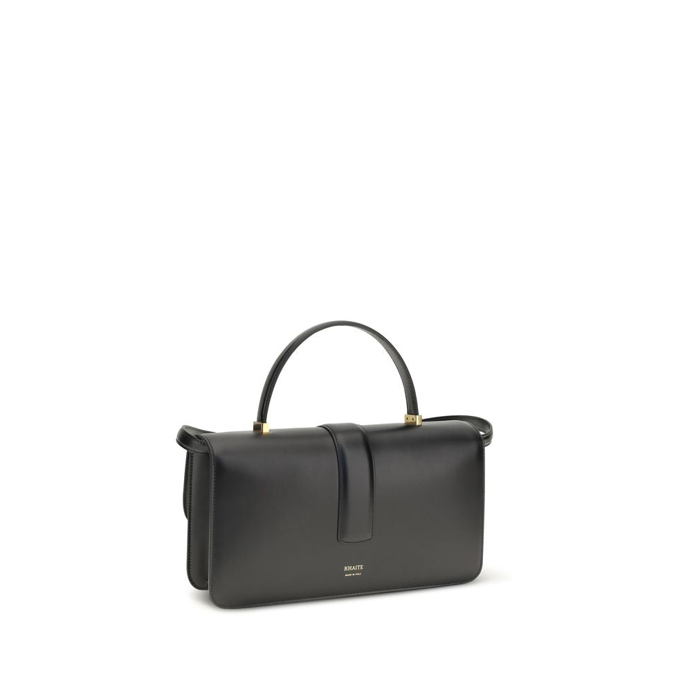 Khaite Black Calf Leather Handbags