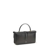 Khaite Black Calf Leather Handbags