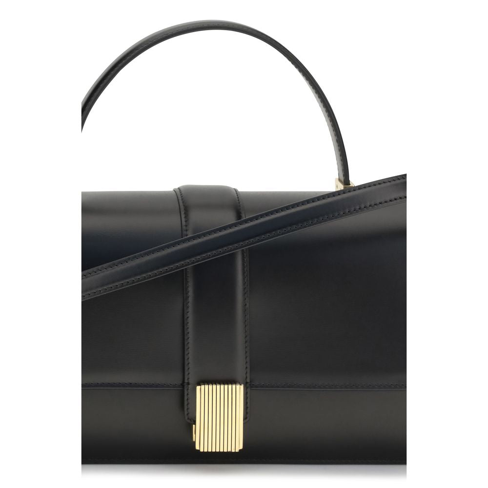 Khaite Black Calf Leather Handbags