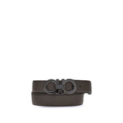Ferragamo Brown Calf Leather Regular Belt
