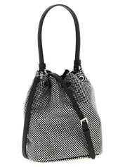 Prada Gray Viscose Bucket Bag