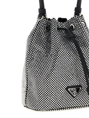 Prada Gray Viscose Bucket Bag