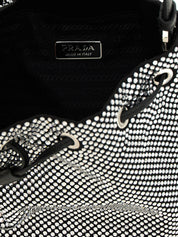 Prada Gray Viscose Bucket Bag