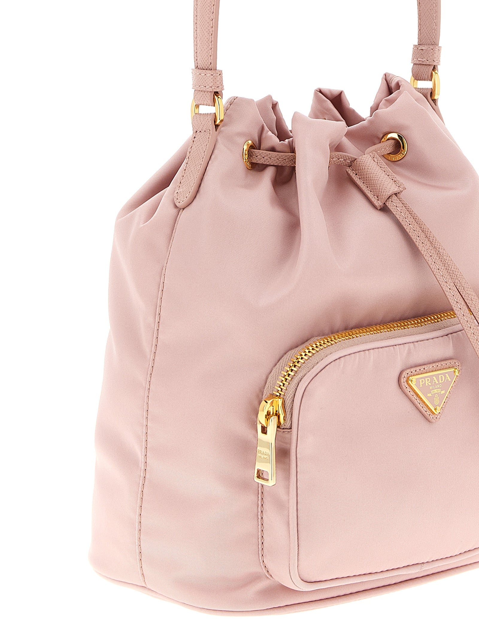 Prada Multicolor Recycled Polyamide Bucket Bag