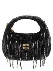 Miu Miu Black Polyester Handbag