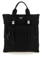 Prada Black Recycled Polyamide Tote Bag