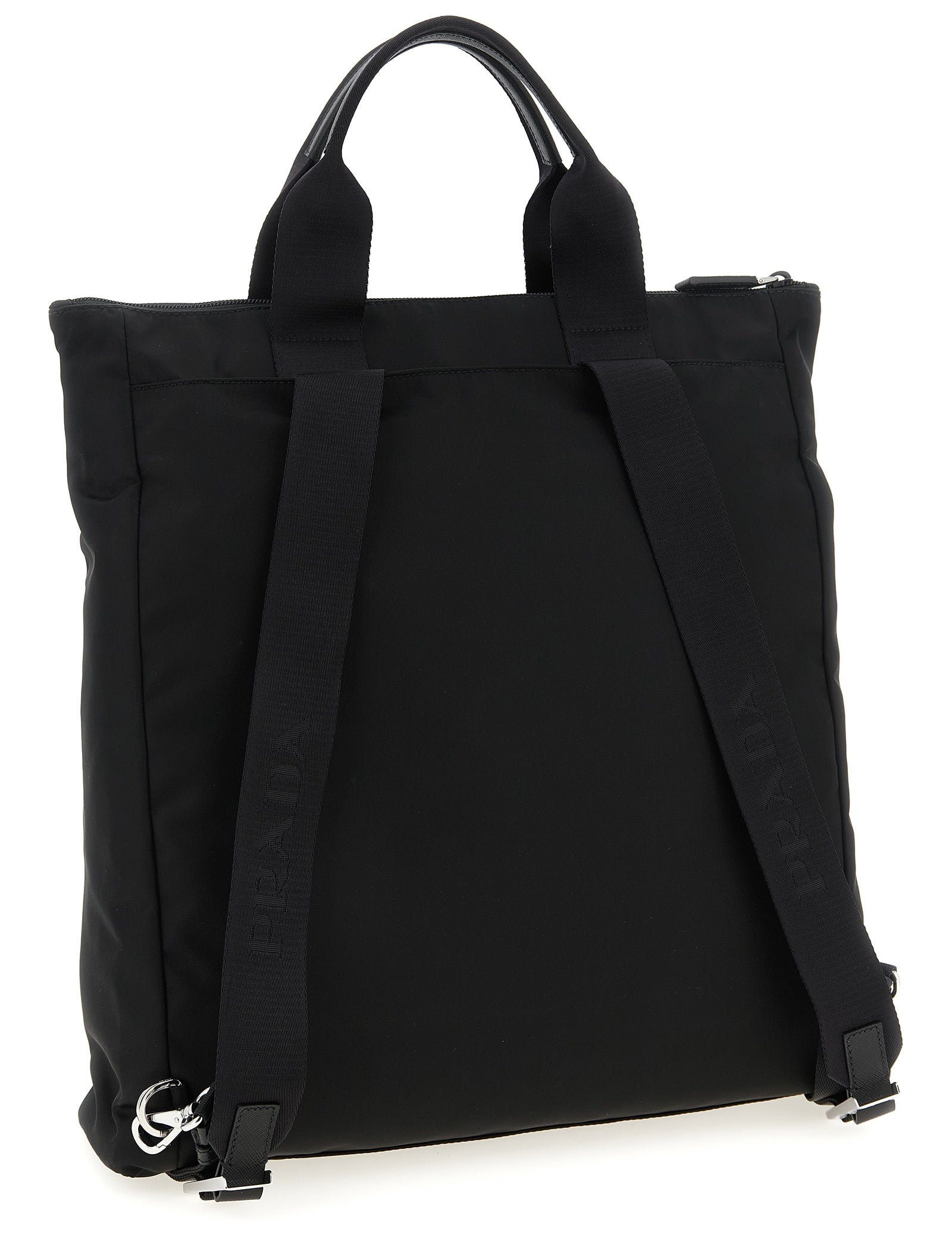 Prada Black Recycled Polyamide Tote Bag