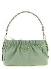 Prada Bicolor Lamb Leather Shoulder Bag