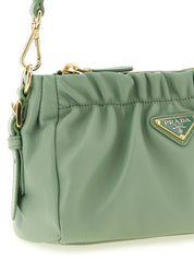 Prada Bicolor Lamb Leather Shoulder Bag