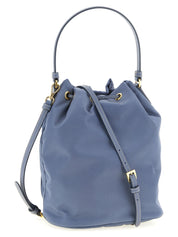 Prada Blue Recycled Polyamide Bucket Bag