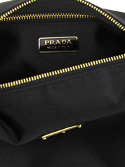 Prada Black Viscose Shoulder Bag