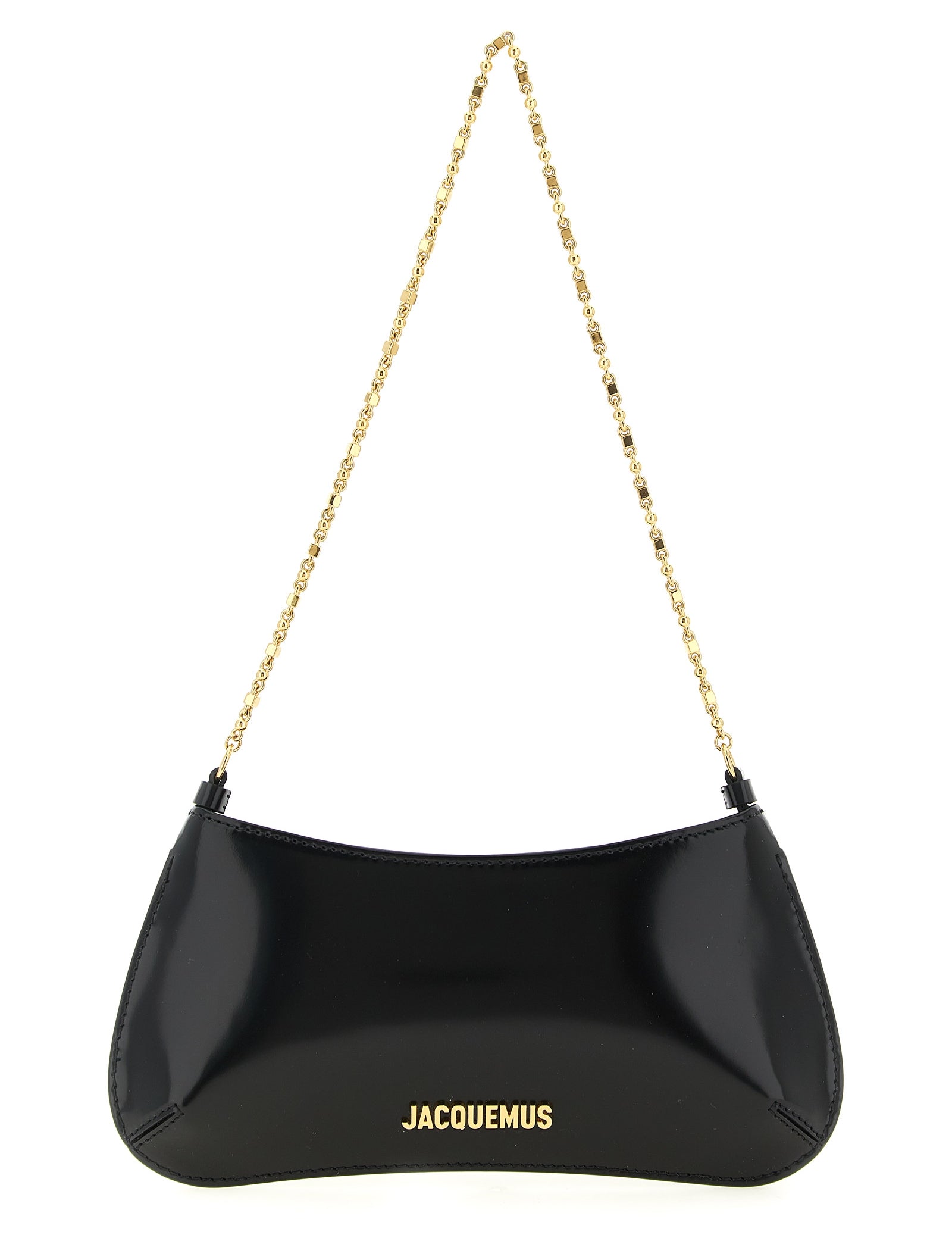 Jacquemus Black Calfskin Leather Shoulder Bags