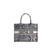Dior Blue and Ecru Cotton Tote Bag