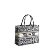 Dior Blue and Ecru Cotton Tote Bag