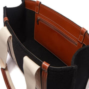 Chloé Black Wool Tote Bag