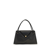 Versace Black Calf Leather Shoulder Bag