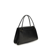 Versace Black Calf Leather Shoulder Bag