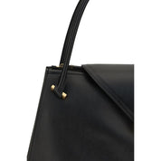 Versace Black Calf Leather Shoulder Bag