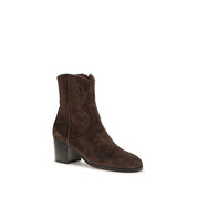 Valentino Garavani Brown Suede Ankle Boots