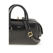 Balenciaga Black Lambskin Bowling Handbags