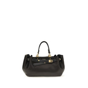 Balenciaga Black Calf Leather Tote Bag