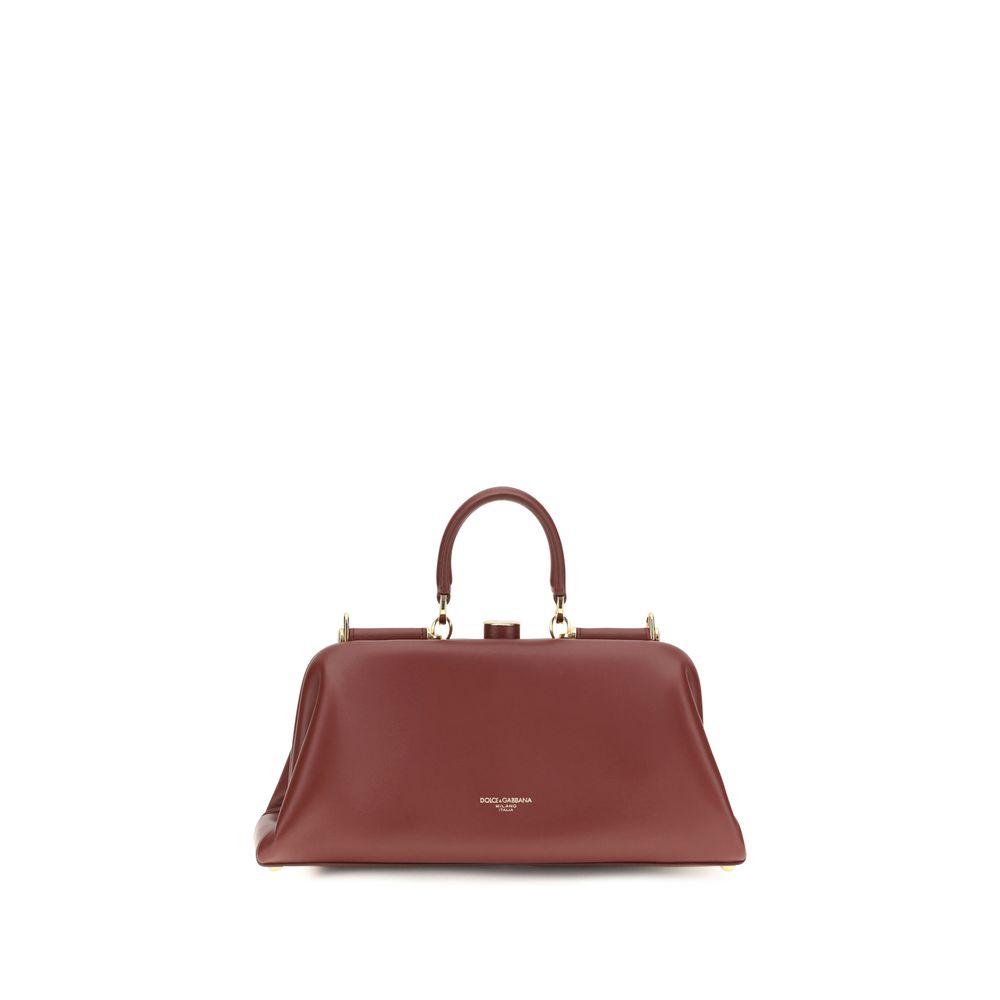 Dolce & Gabbana Red Lambskin Handbags