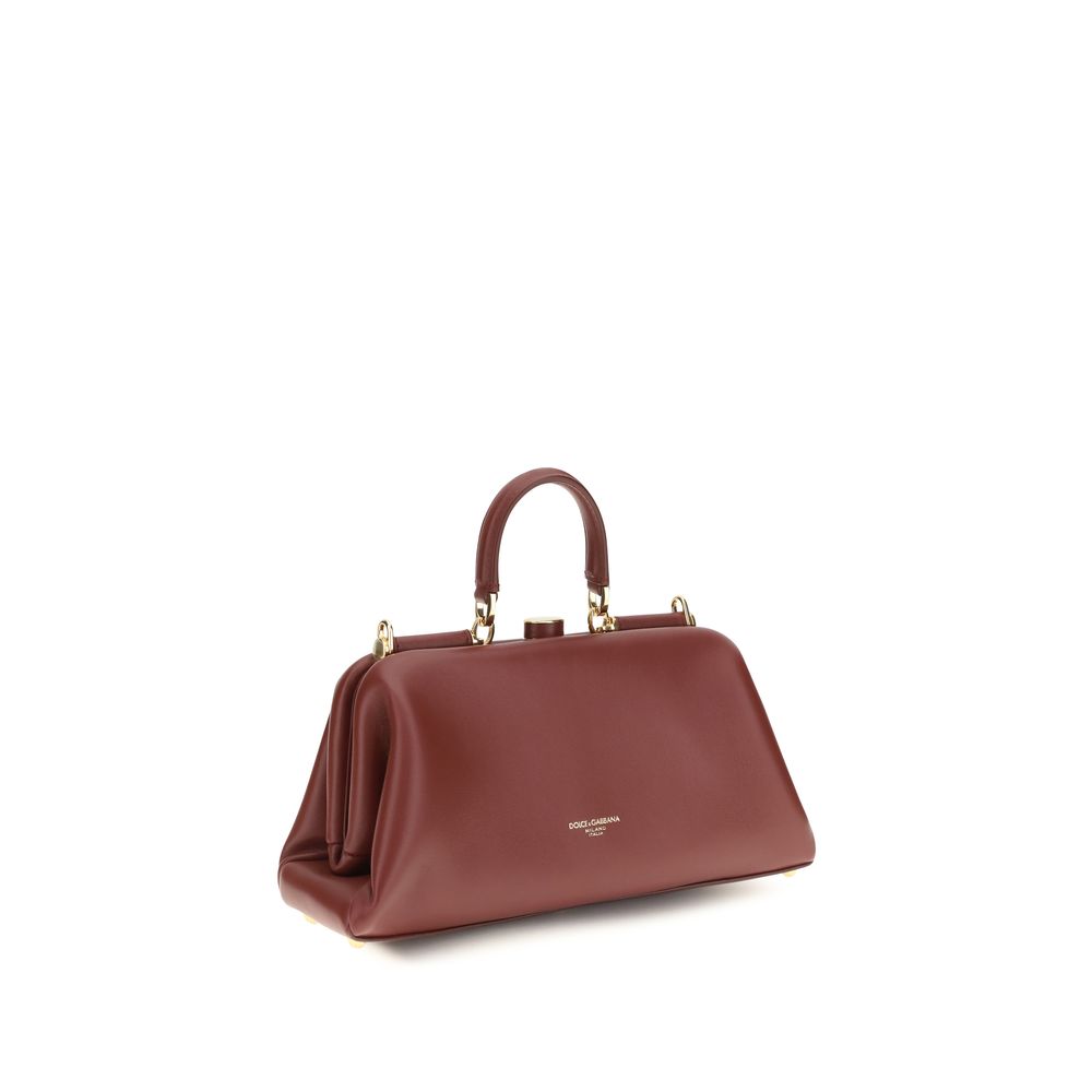 Dolce & Gabbana Red Lambskin Handbags