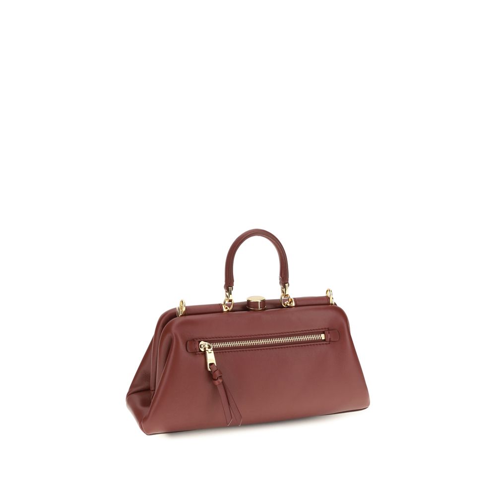 Dolce & Gabbana Red Lambskin Handbags