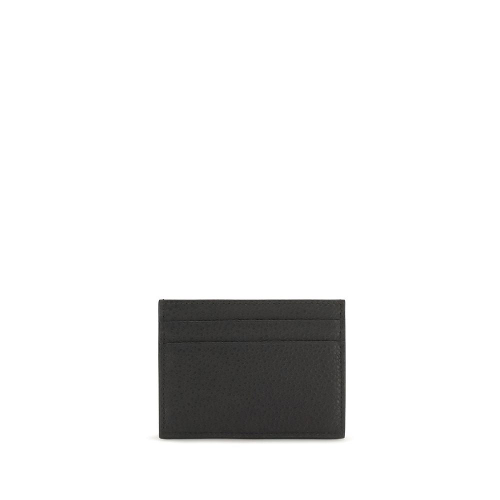 Dolce & Gabbana Black Calf Leather Card Holder
