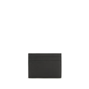 Dolce & Gabbana Black Calf Leather Card Holder