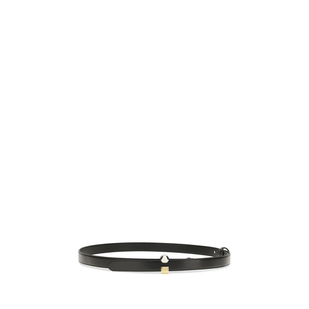 Jacquemus Black Calf Leather Belt