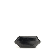Ganni Black Polyurethane Shoulder Bag