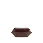 Ganni Bordeaux Polyurethane Shoulder Bag