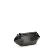 Ganni Black Polyurethane Shoulder Bag