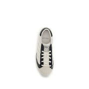 Y-3 White Calf Leather Low Top Sneakers
