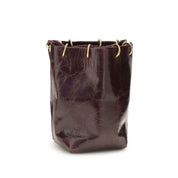 Benedetta Bruzziches Brown Calf Leather Bucket Bag