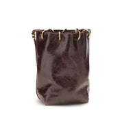 Benedetta Bruzziches Brown Calf Leather Bucket Bag