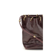 Benedetta Bruzziches Brown Calf Leather Bucket Bag