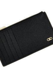 Ferragamo Black Calfskin Cardholder