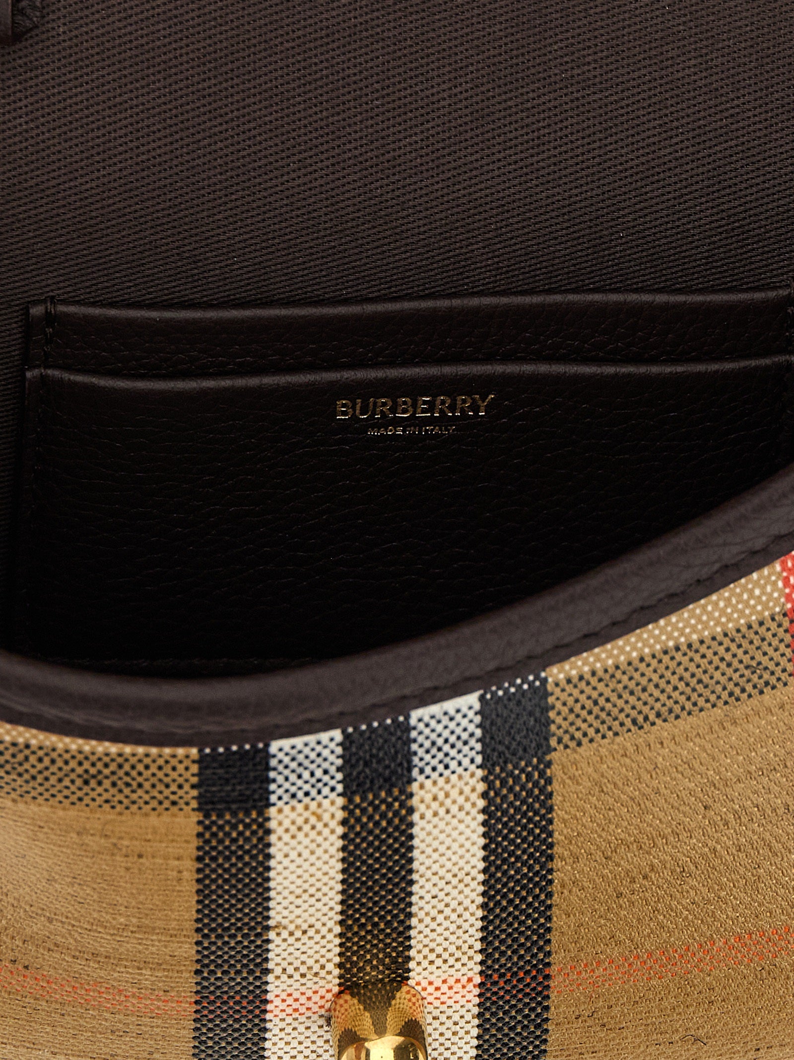 Burberry Multicolor Cotton Mini Handbag