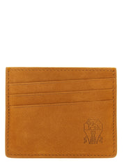 Brunello Cucinelli Brown Calfskin Cardholder